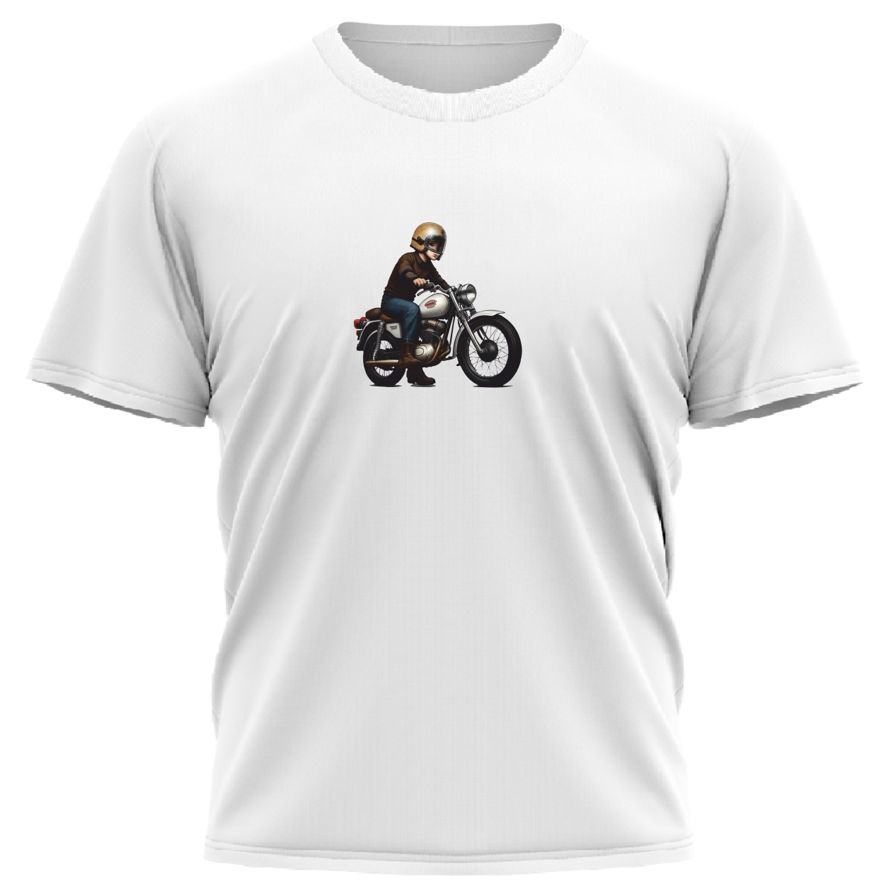 Dětské tričko s potiskem holčičky na moto